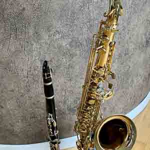 Blue blues duet (TS - clarinet or bass clarinet )